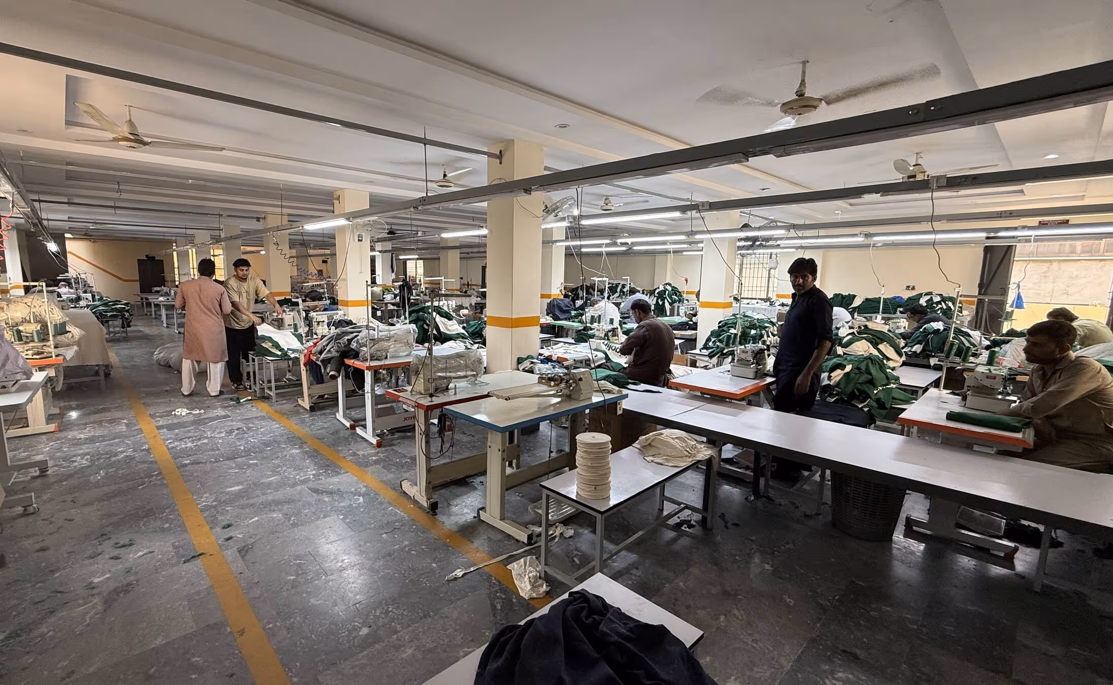 Inside the Byon Textile factory