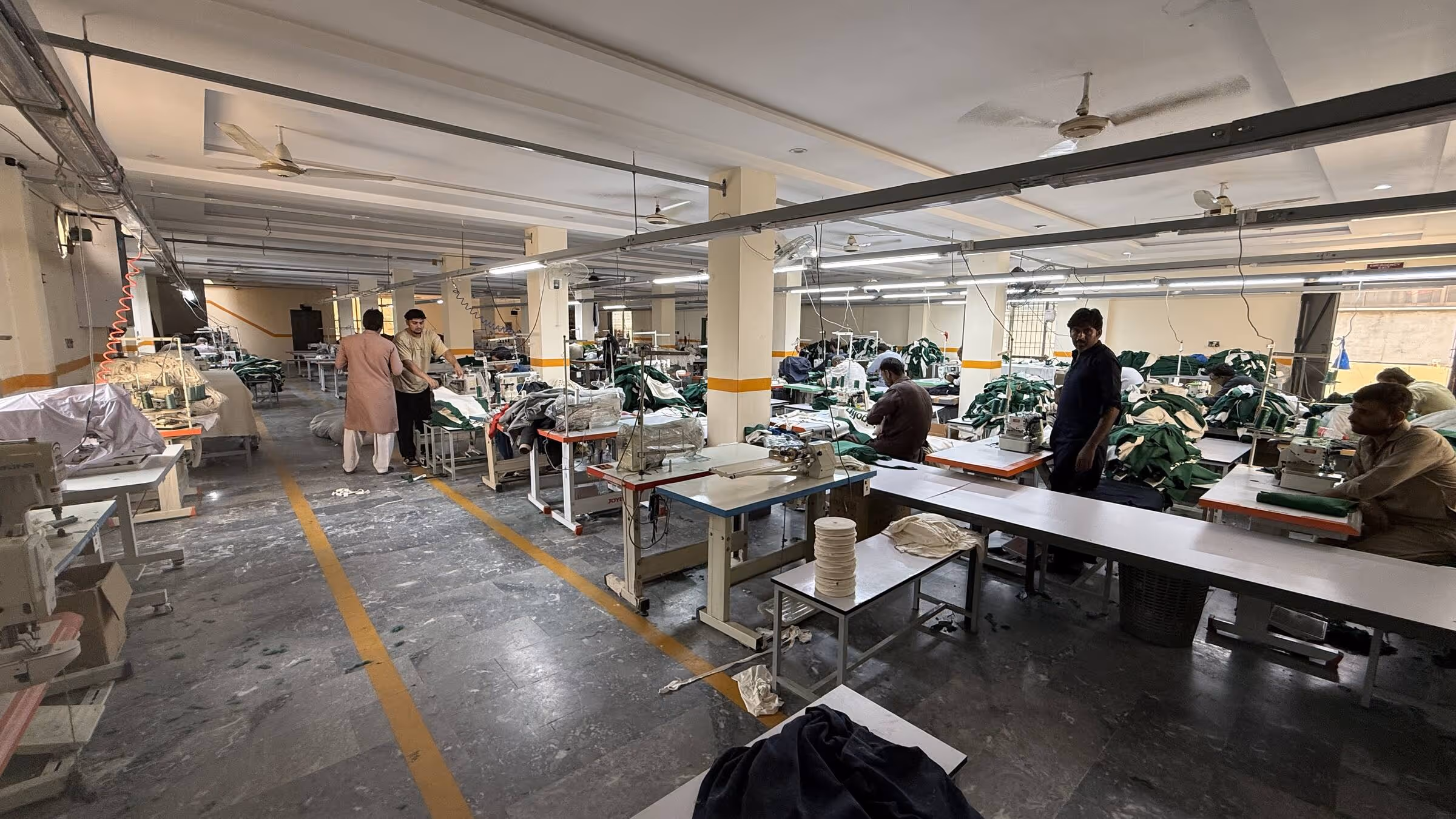Inside the Byon Textile factory