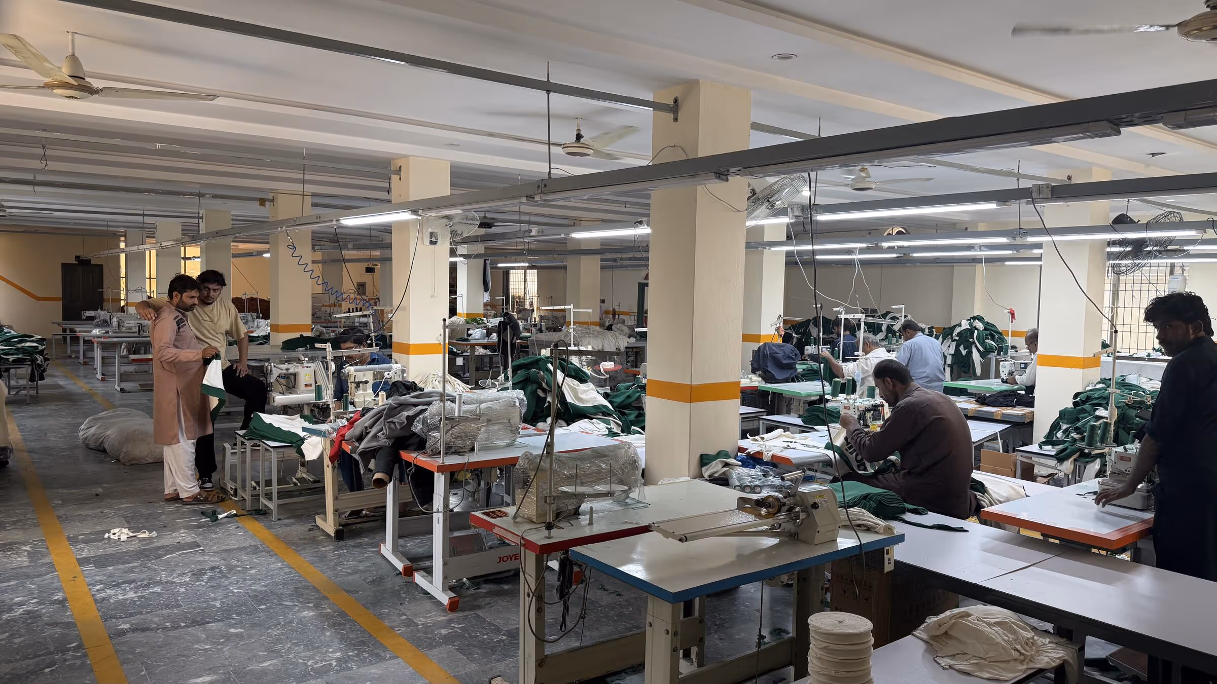 Inside the Byon Textile factory