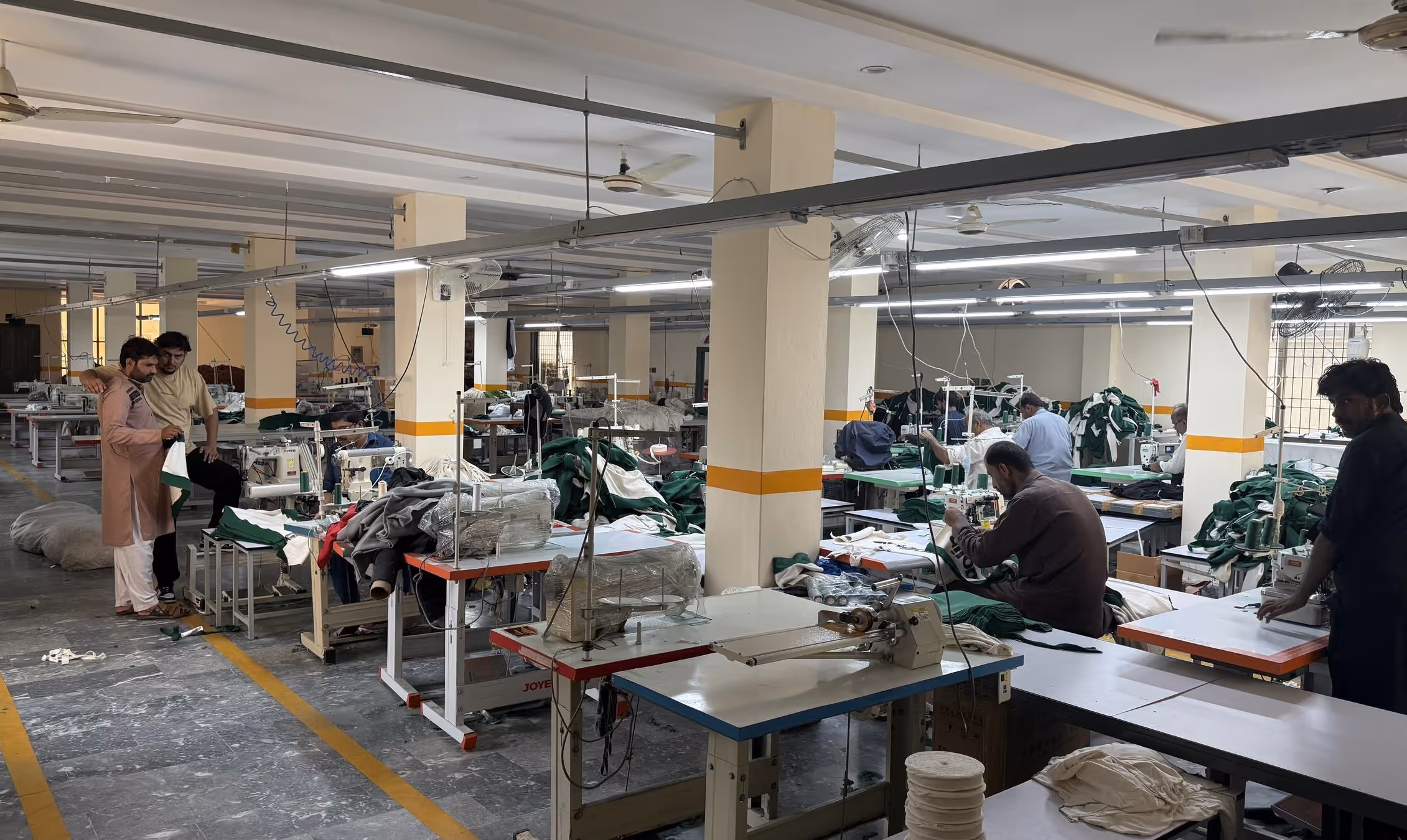 Inside the Byon Textile factory