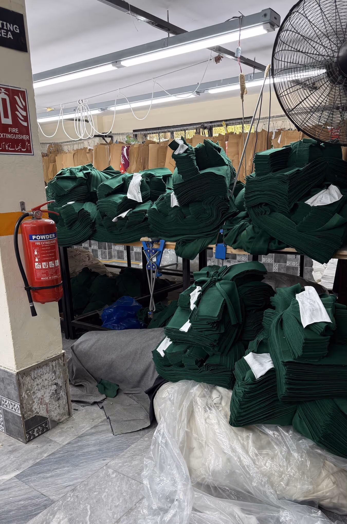 Inside the Byon Textile factory