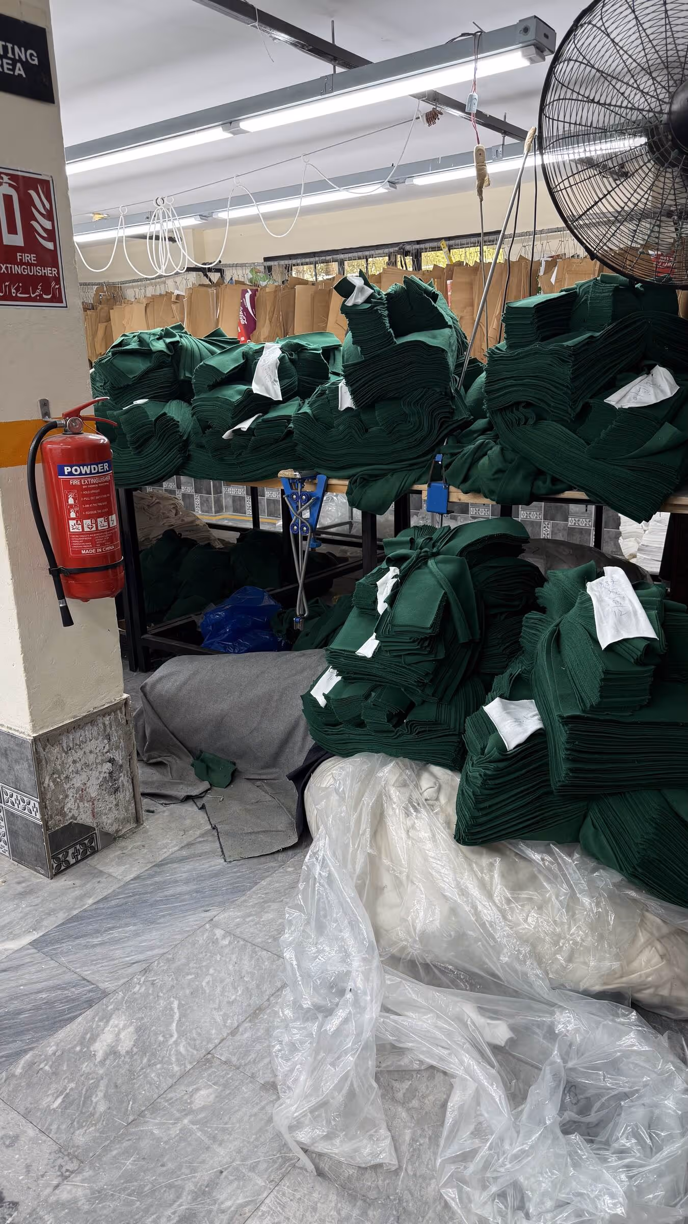 Inside the Byon Textile factory