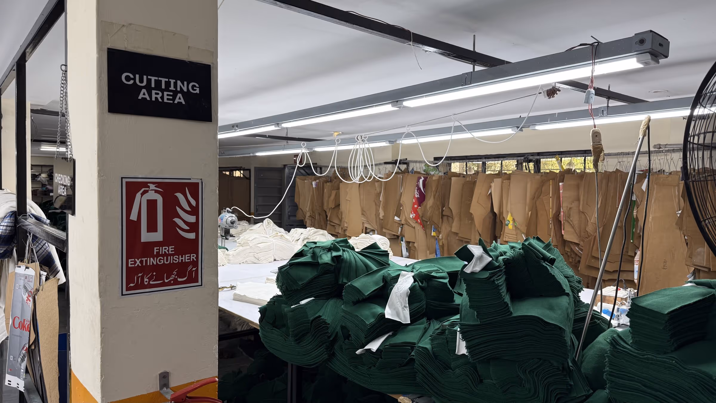 Inside the Byon Textile factory