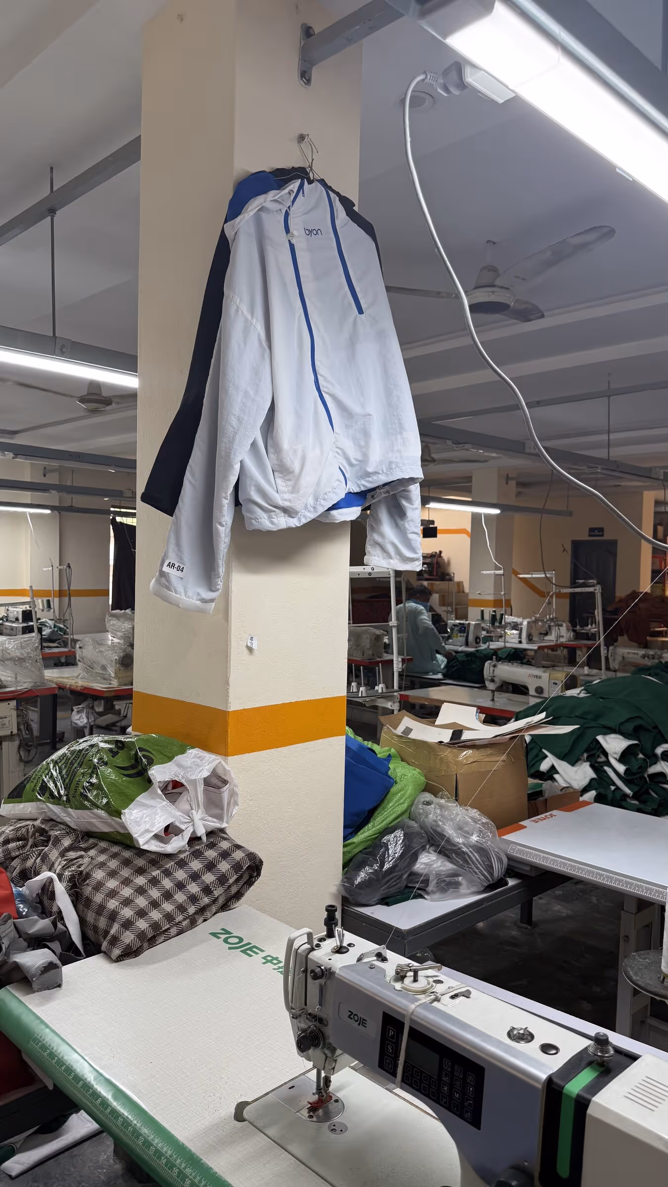 Inside the Byon Textile factory