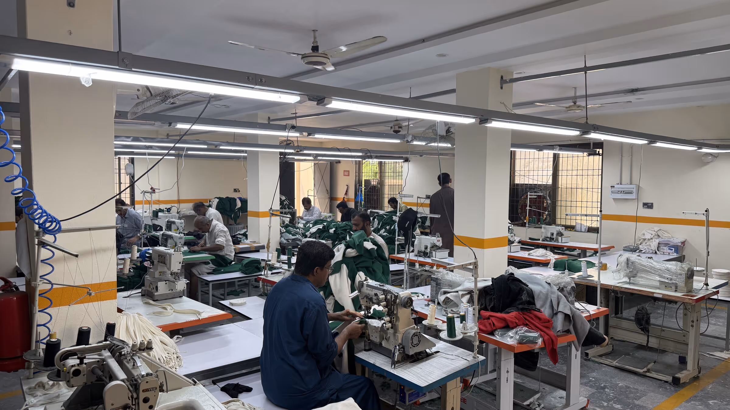 Inside the Byon Textile factory