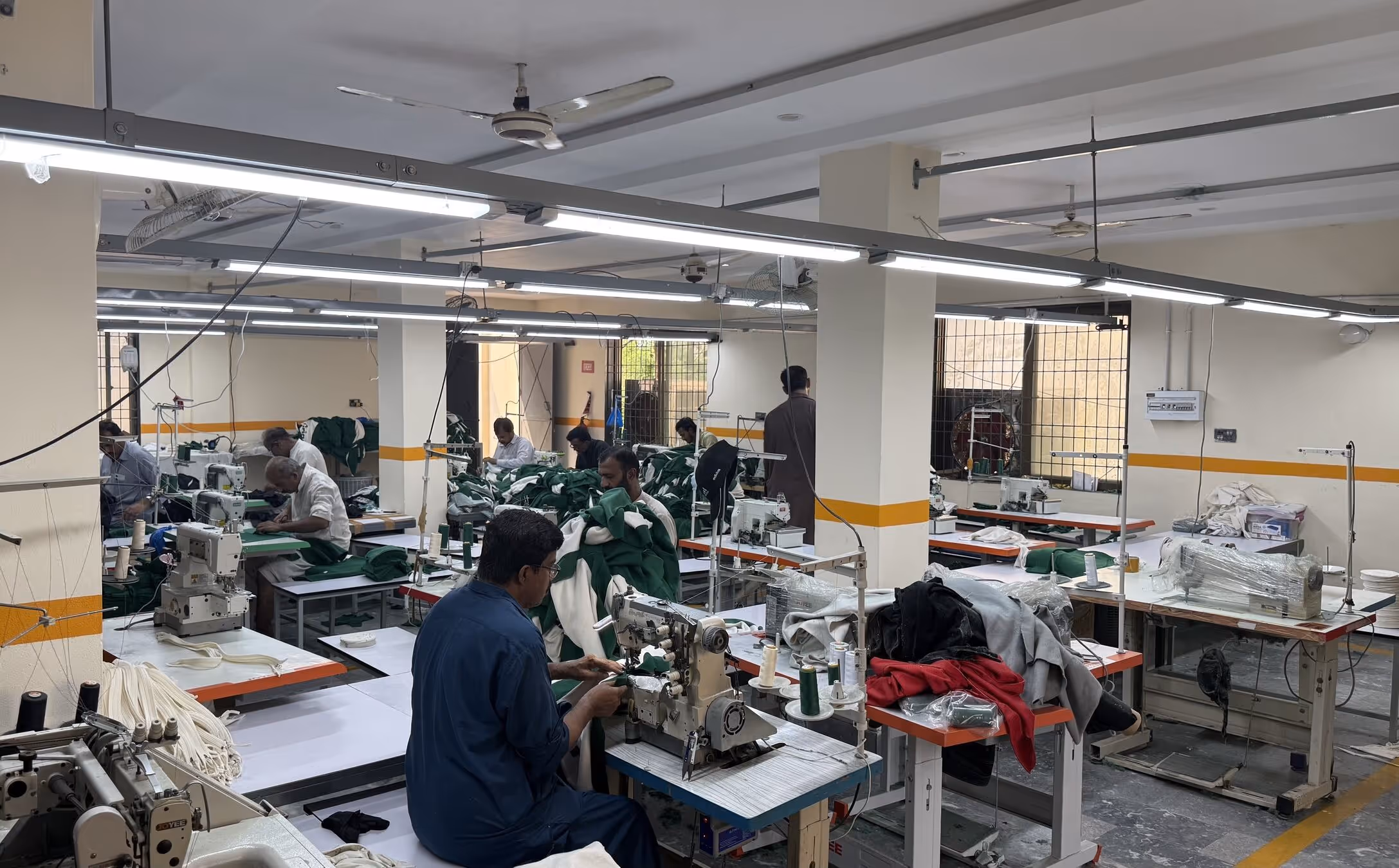 Inside the Byon Textile factory