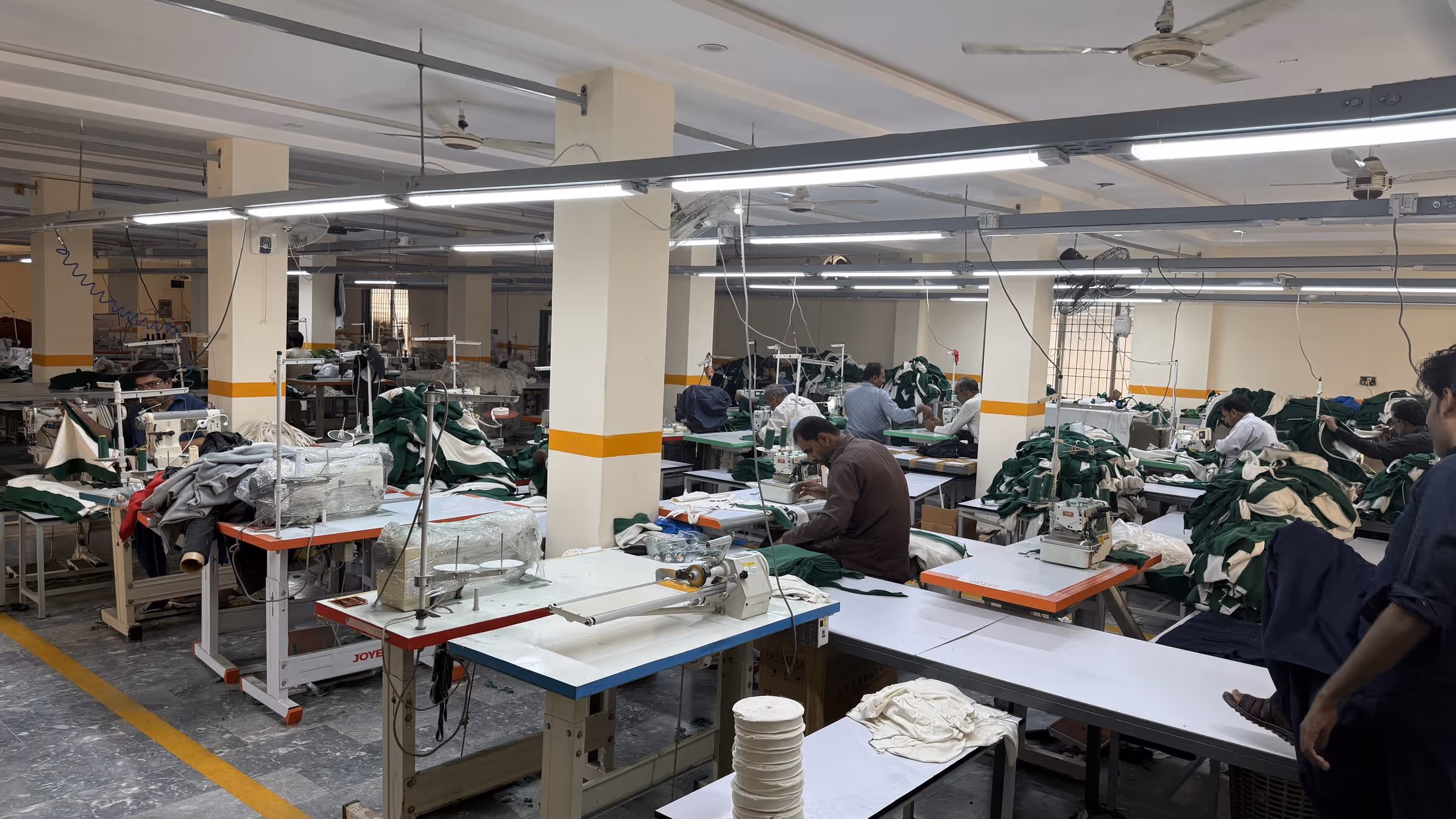 Inside the Byon Textile factory