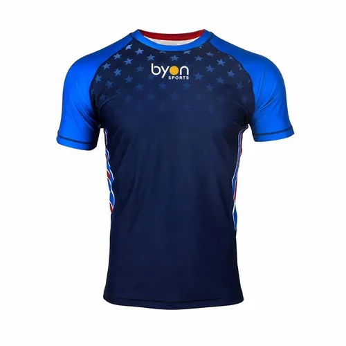 Custom wrestling compression top by Byon Textile