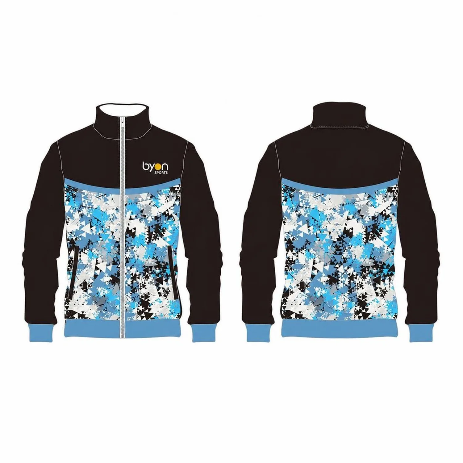 Chaquetas sublimadas con cremallera