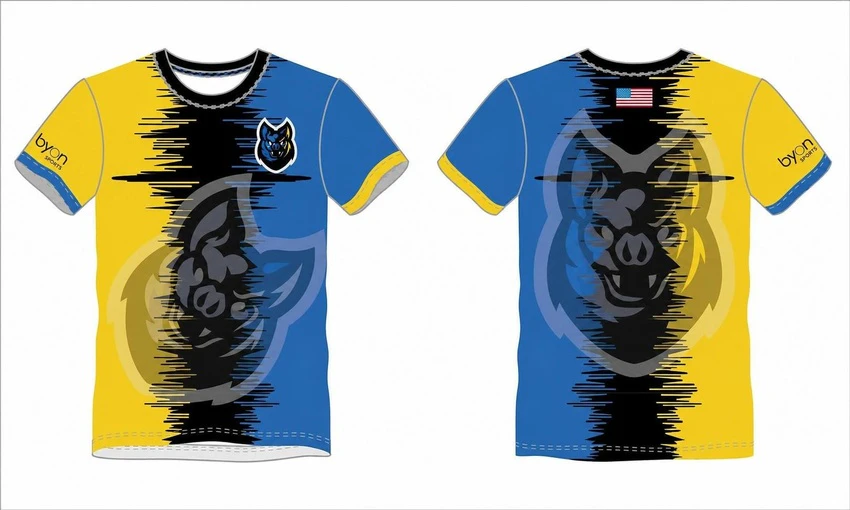 100% Polyester atmungsaktive Sublimationsdruck Custom Design T-Shirts