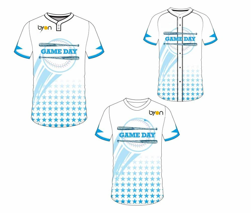 100% polyester sublimation custom printed custom baseball gear