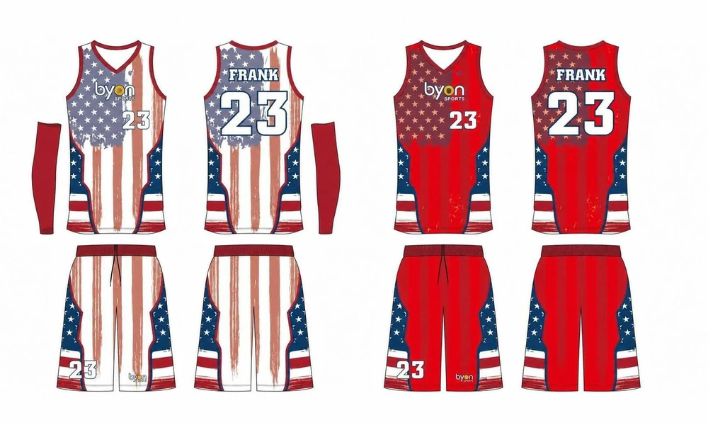 100% polyester sublimation custom printed reversible basketball jerseys