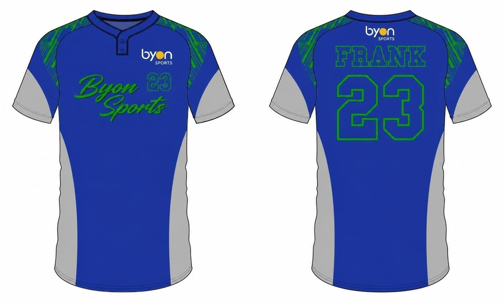 Custom printed sublimated baseball uniform