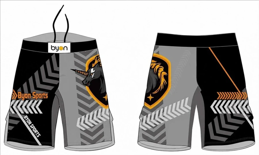 100% Polyester-Sublimation benutzerdefinierte Wrestling Fight Shorts