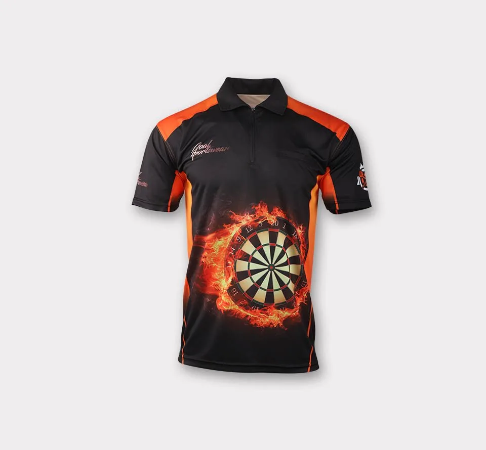 100% Polyester-Sublimation Männer Custom Bowling Trikots