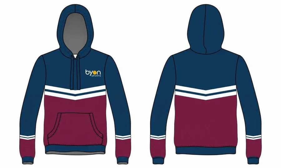 100% polyester sublimation men's custom soccer hoodies
