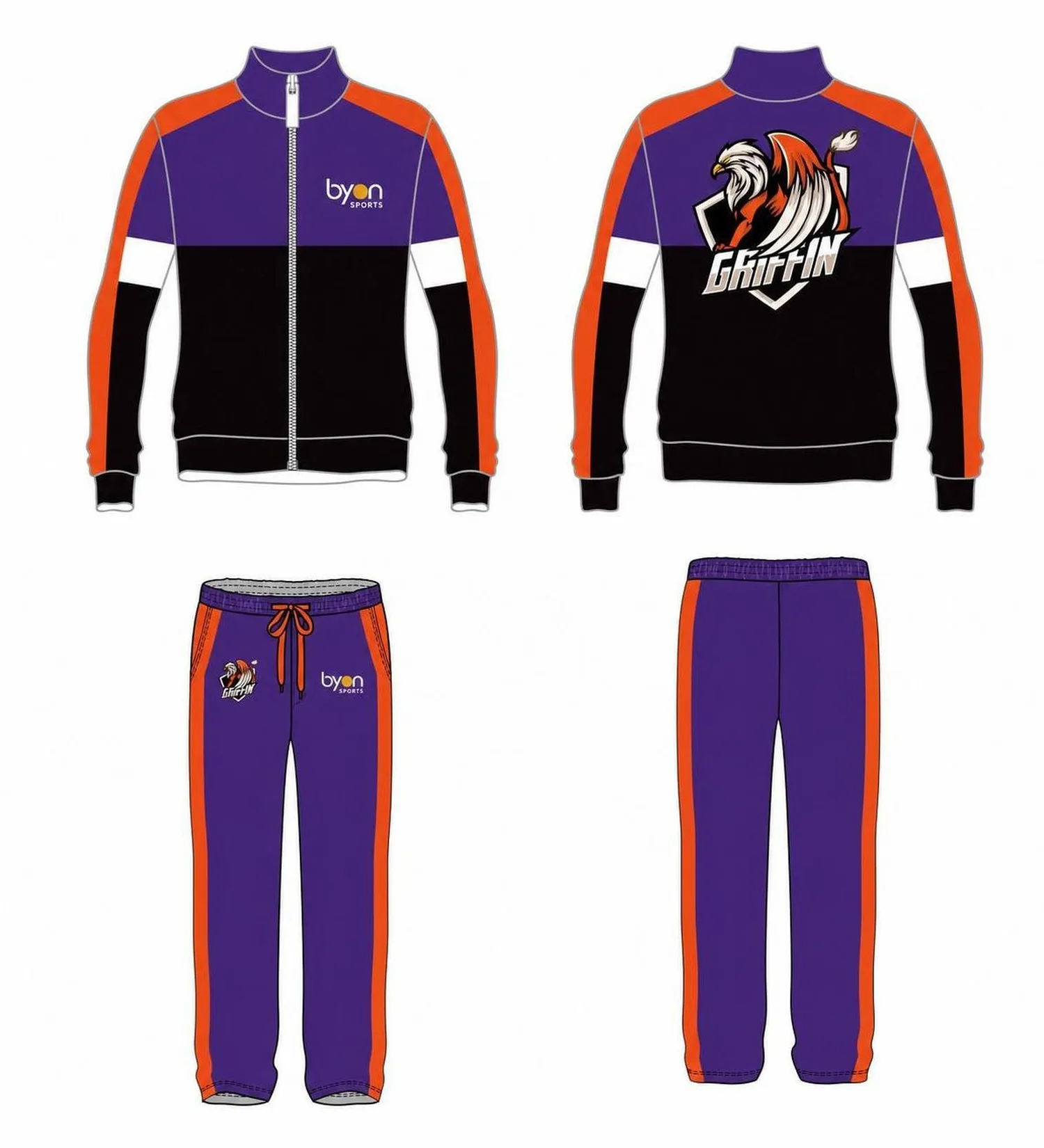 100% polyester sublimation men's custom basketball warm up suits