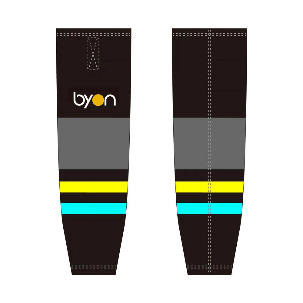 100% polyester sublimation men's custom hockey socks