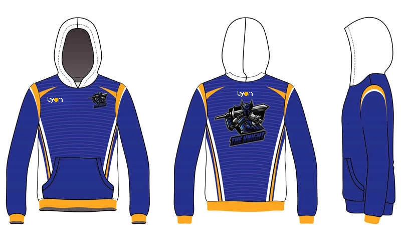 100% polyester sublimation printing custom made dart hoodie