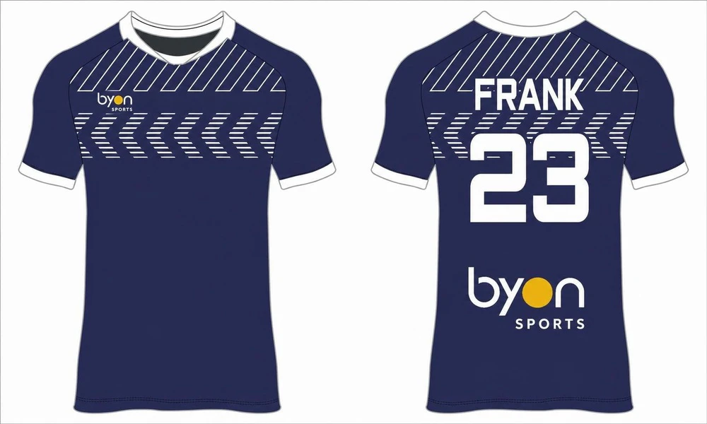100% polyester sublimation printing custom team soccer jerseys