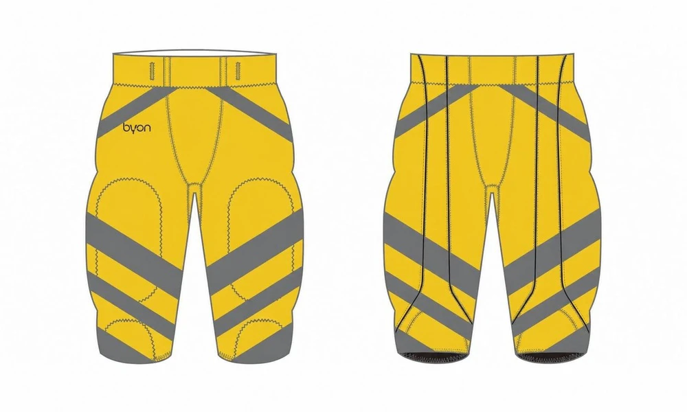 100% poliestere sublimazione stampa personalizzato giovane team Sublimated Football Pantaloni