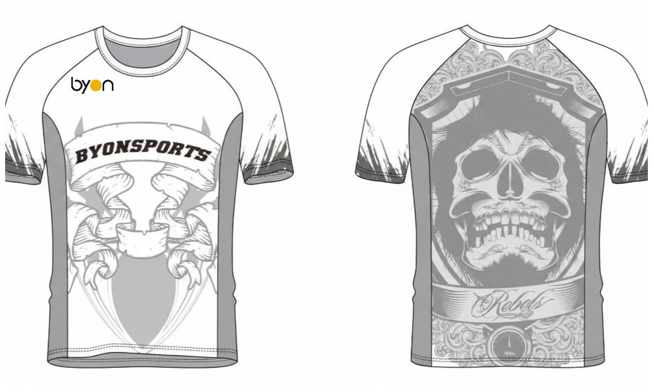 100% poliestere sublimazione stampa personalizzato giovani team personalizzato MMA rash guard