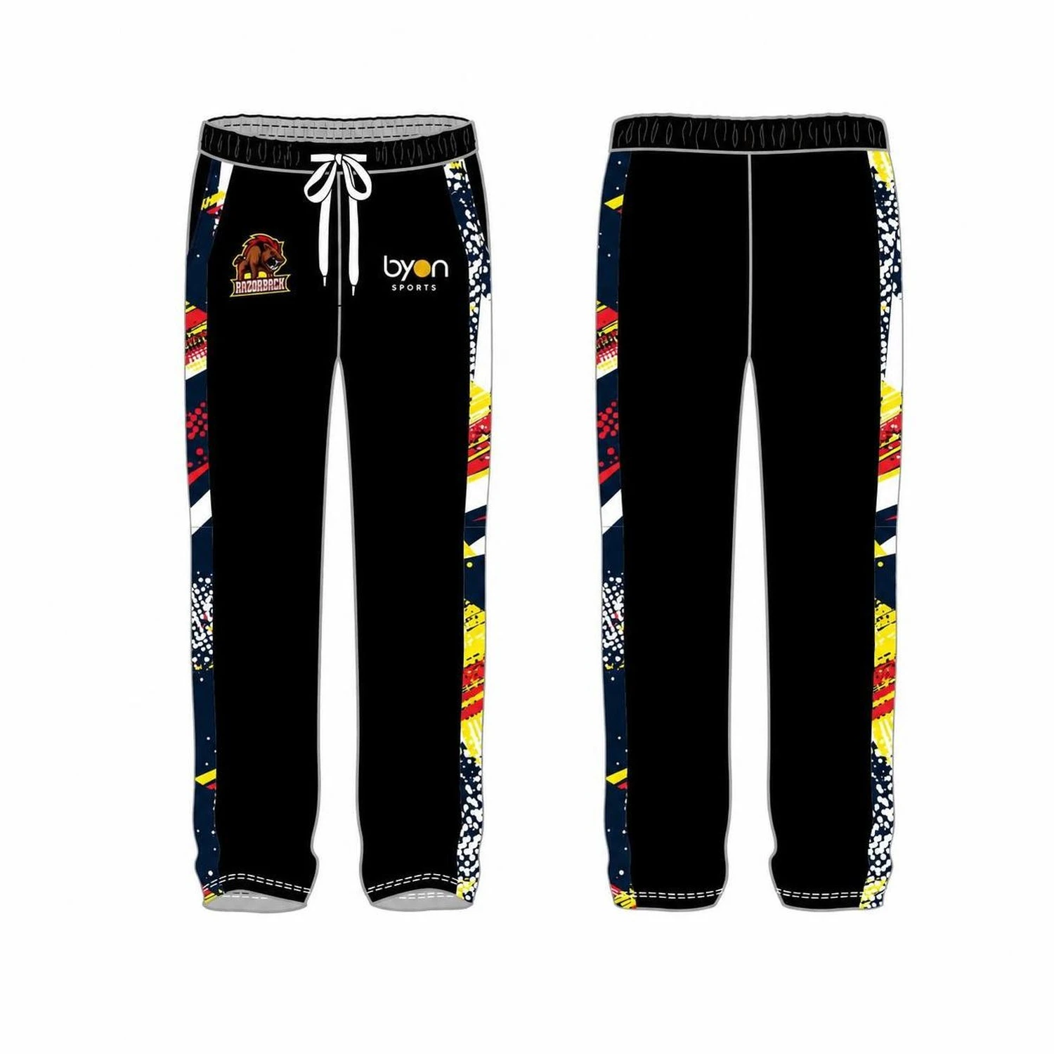 100% polyester sublimation printing custom youth team custom soccer-pants