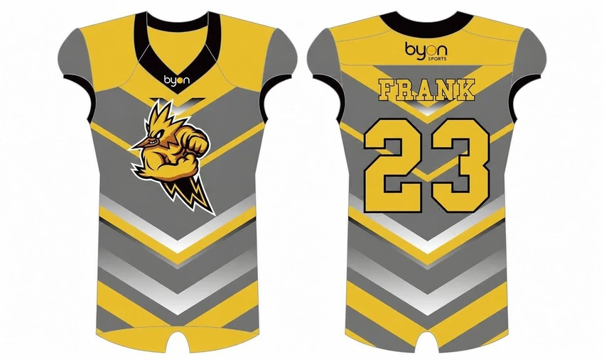 100% polyester sublimation printing custom youth team football shirts