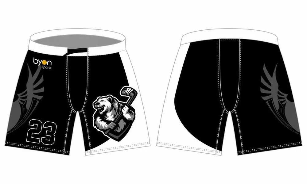 Personalizado Dye Sublimated Sports Uniformes pantalones personalizados de hockey sobre hielo