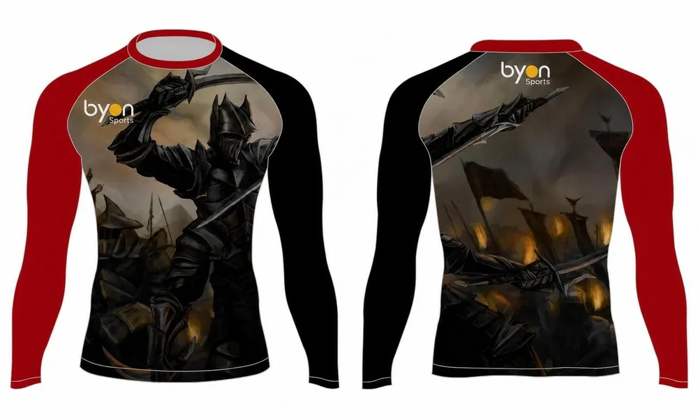 Custom Sublimated Uniforms protezioni rash MMA personalizzate