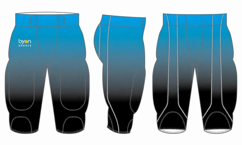 Custom Design sublimiert Jugend amerikanische Fußballhosen