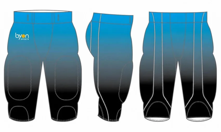 Custom design sublimated youth american football pants