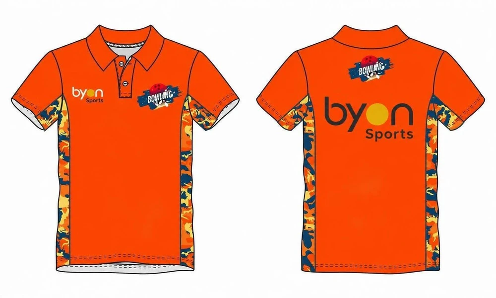 Custom Design Sublimationsdruck atmungsaktive reversible Bowling-Trikots