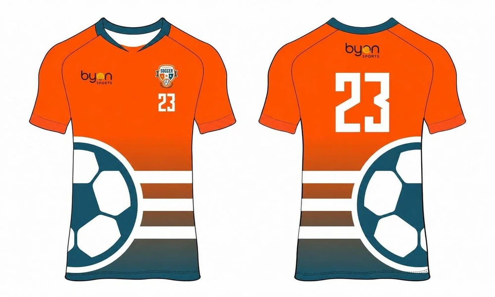 Custom design sublimation printing breathable reversible custom soccer tops