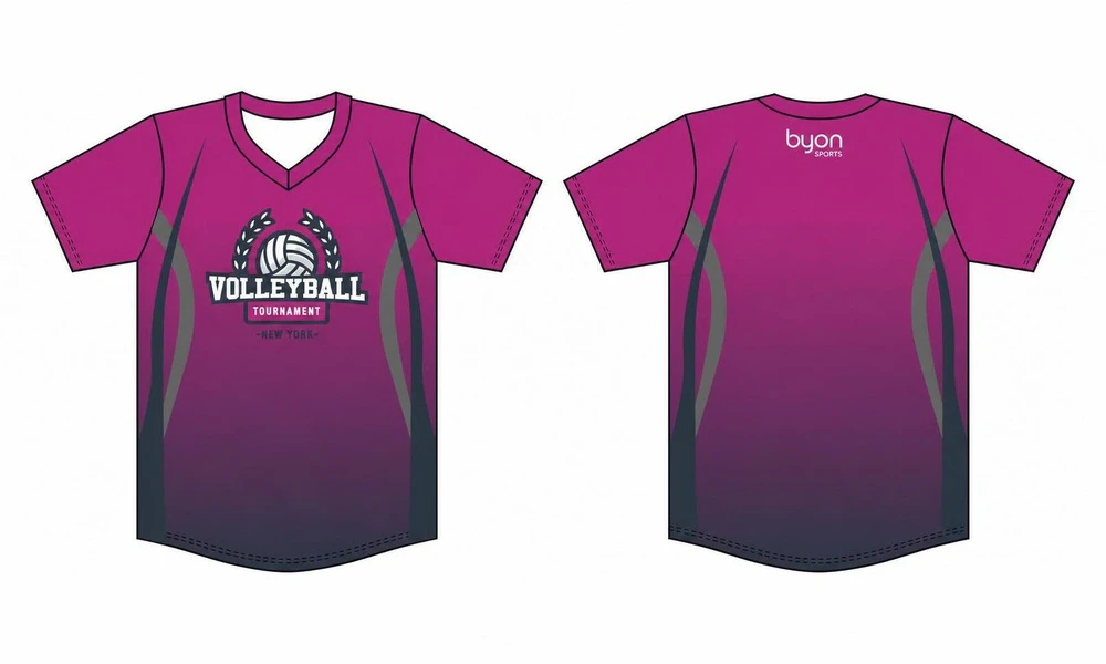 Custom design sublimation printing breathable reversible sublimated volleyball jerseys