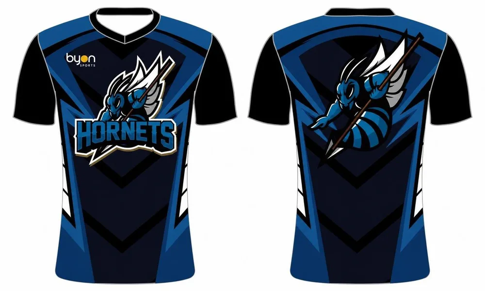 Benutzerdefinierte Hornissen Kurzarm Esports Jerseys