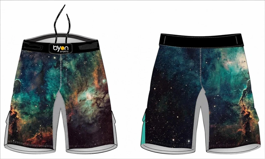 personalizado poliéster-spandex sublimated printing wrestling club MMA shorts