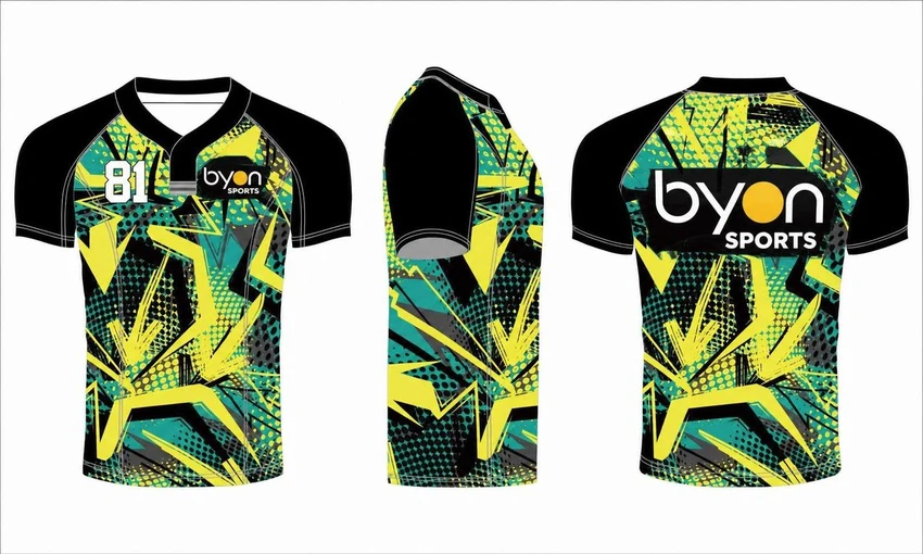 Custom made polyester sublimated printing short sleeve rugby jerseys