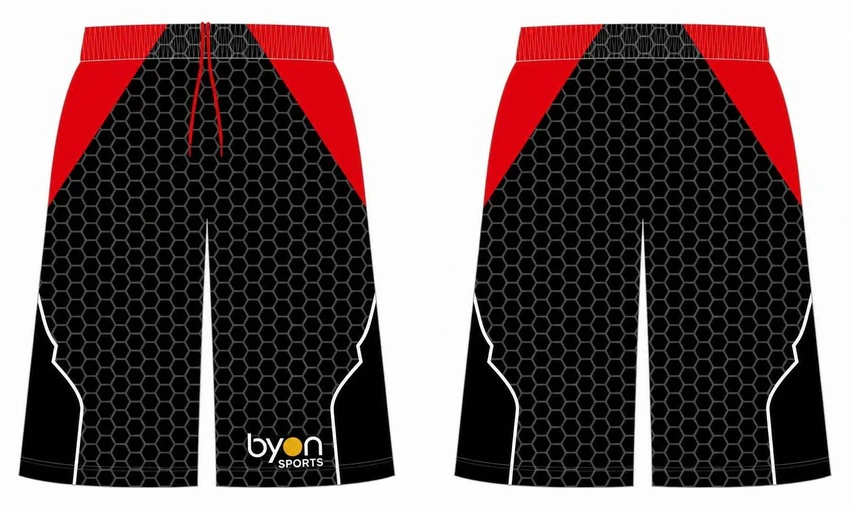 Custom made sublimated printing collgeg basketball shorts