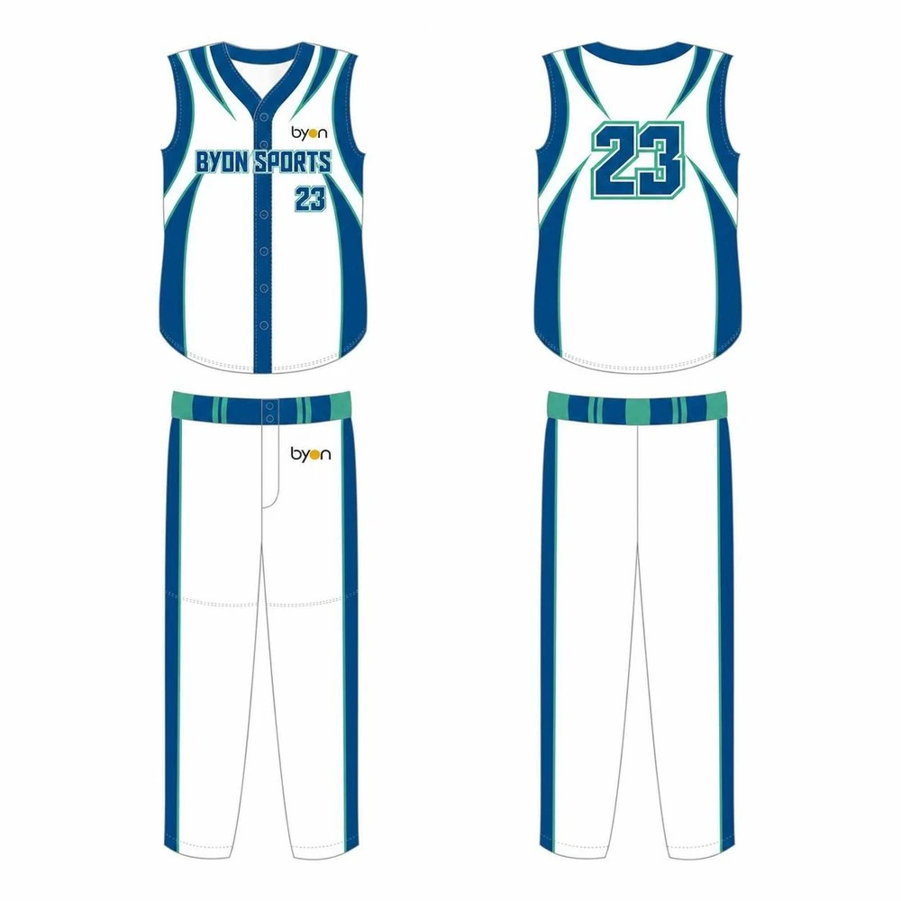 Custom made sublimated short-sleeve baseball jersey
