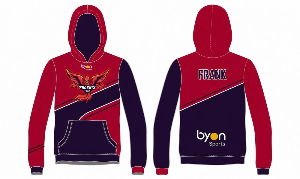 Benutzerdefinierte Sublimationsdruck Esports Hoodie