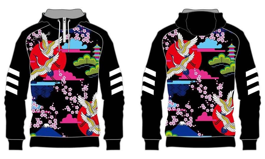 Custom made sublimation printing men's pro custom Soccer Hoodies