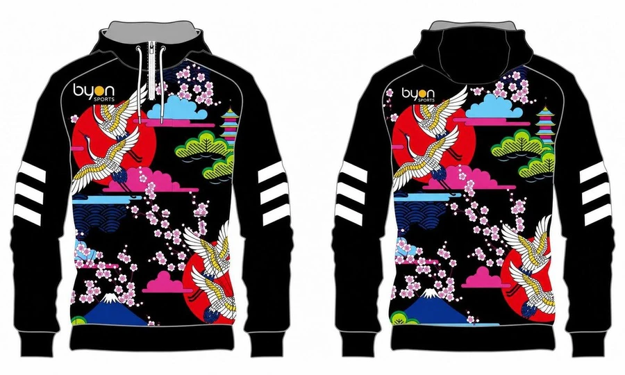 Custom made sublimation impression hommes pro custom lacrosse hoodies