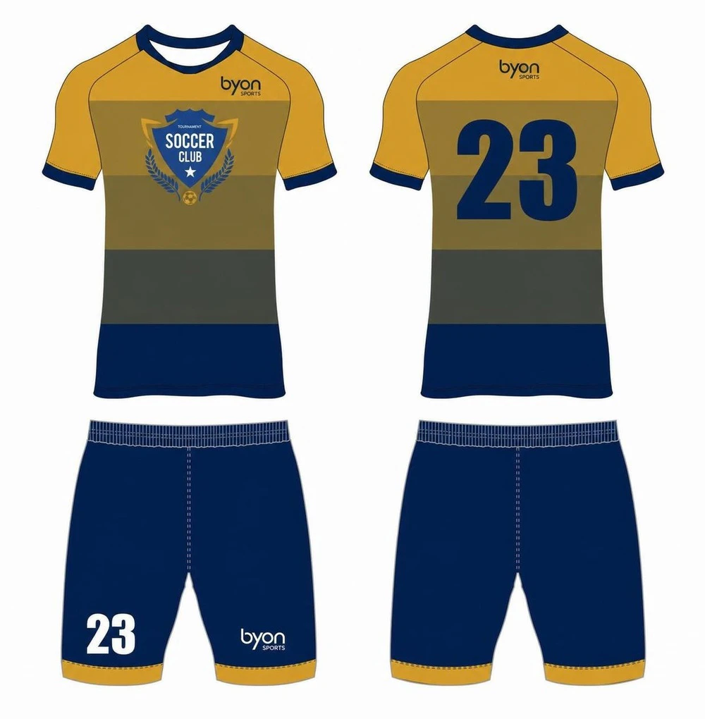 100% polyester sublimation printing custom youth team custom soccer kits