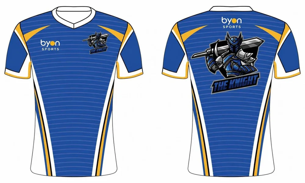 Benutzerdefinierte sublimierte kurze Ärmel Esports Jerseys
