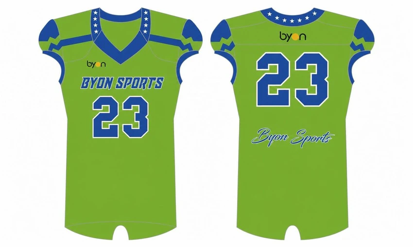 Custom mayor sublimated print Sublimated Flag Football Jerseys