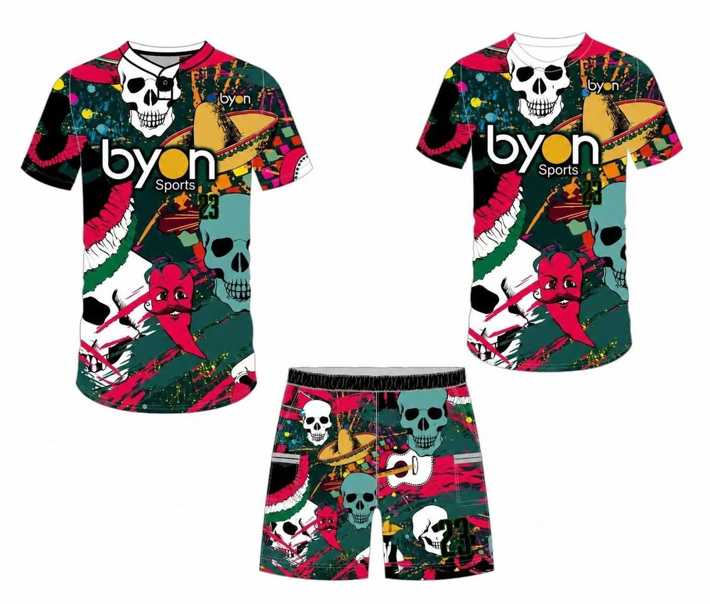 Custom wholesale sublimated printed custom baseball gear
