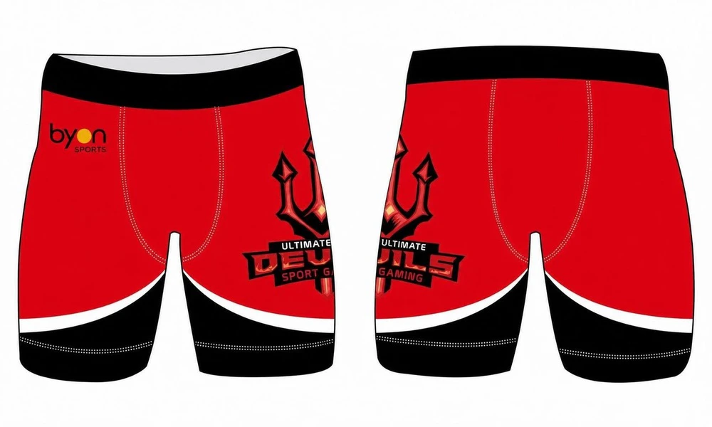 Benutzerdefinierte Großhandels-Shorts für sublimierte gedruckte Spandex-Shorts