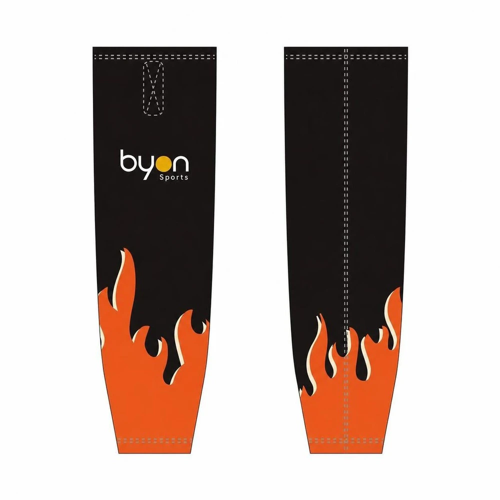 Custom wholesale sublimated printed ice hockey socks