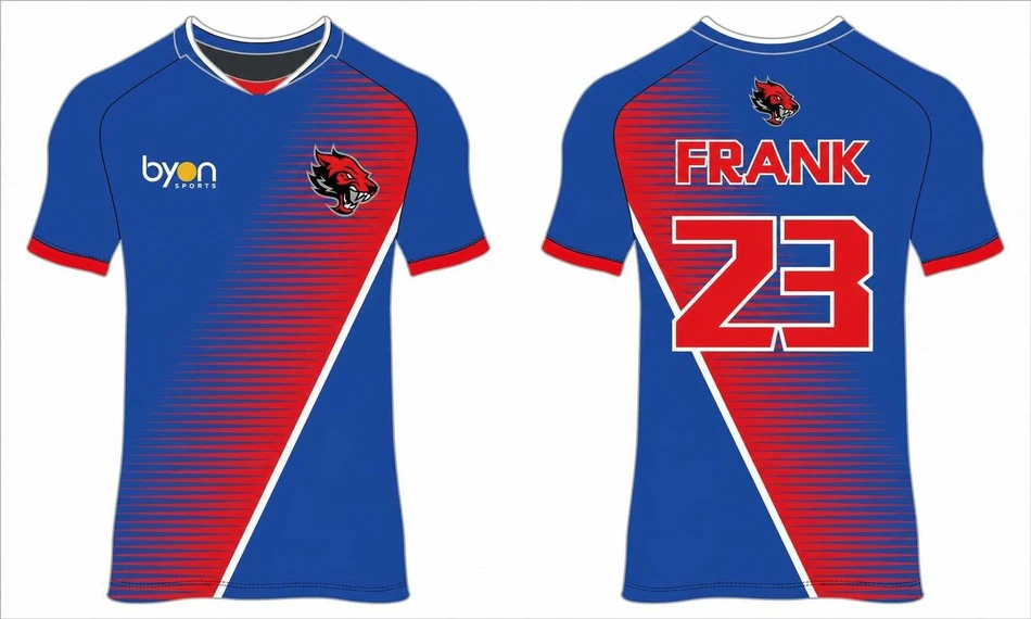 Custom wholesale sublimated printed men's team soccer jerseys